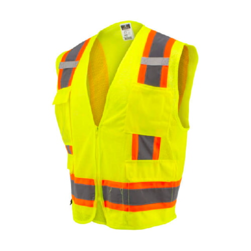 Radians SV6-2ZGM Class 2 Two-Tone Surveyor Mesh